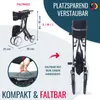 Bescomedical Leichtgewicht-Rollator Carbon - Bordeauxrot - Produktbild-Vorschau 4
