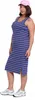 MORAJ Damen-Kleid, gerade, gestreift, mit Schlitzen, für Produktbild-Vorschau 7
