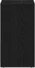 vidaXL Badschrank Schwarz Eichen-Optik 60x33x61 cm Produktbild-Vorschau 7