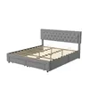Letto imbottito con boxspring, dimensioni 160x200 cm, con Anteprima dell’immagine prodotto 11