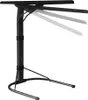 A black foldable laptop table with adjustable height and tilt. Náhľad obrázku produktu