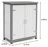 Mucola Geräteschrank Gerätehaus Gartenschuppen Schrank Produktbild-Vorschau 3