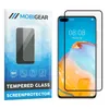 A product package for a screen protector is shown next to a smartphone with the screen protector applied. Produktbild-Vorschau