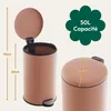 CASABEL Poubelle Cuisine 50L - 100% Acier Inoxydable, Voir les images du produit 5