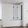 IMPTS Duschwand für Badewanne 140x140cm 3-teilig Faltwand Produktbild-Vorschau 1