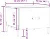 vidaXL Couchtische 2 Stk. Sonoma-Eiche 50x50x40 cm Produktbild-Vorschau 8