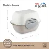 Rotho Katzentoilette mit Haube Bella – 56 x 39,5 x 38 cm – Produktbild-Vorschau 3