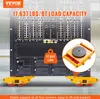 A heavy industrial server being moved on yellow roller dollies. Anteprima dell’immagine prodotto