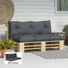 2 teilige Polsterauflage Gartenmöbelsitzkissen Sitzauflage, Produktbild-Vorschau 6
