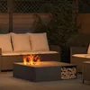 Feuerstelle Schwarz 100 x 100 x 30 cm Stahl Produktbild-Vorschau 4