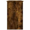 Scrivania in rovere fumé 90x45x76 cm materiale in legno Anteprima dell’immagine prodotto 13