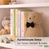 Türstopper Teddy hellbraun 1 kg Stoff Türpuffer Produktbild-Vorschau 6