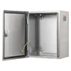 An open stainless steel electrical enclosure is shown against a white background. Náhled obrázku produktu