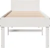 vidaXL Massivholzbett ohne Matratze Weiß 90x190 cm Produktbild-Vorschau 4