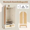 Merax Armoire avec 2 portes et tiroir, armoire pour enfants Voir les images du produit 6