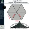 freigarten.de Ersatzdach für Pavillon Modena 6-eck 320cm Produktbild-Vorschau 2