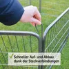 zooprinz Welpenauslauf | Dog Run L | Metall | 80 cm hoch | Produktbild-Vorschau 5