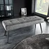 riess-ambiente Design Sitzbank BOUTIQUE 100cm grau Produktbild-Vorschau 1