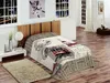 Decke Kinderdecke Tagesdecke Wohndecke Istanbul taupe braun Produktbild-Vorschau 1