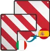 Výstražná značka Wiltec 2v1 červená bílá Španělsko a Itálie Náhled obrázku produktu 1