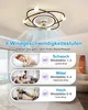RRBEST Leise Deckenventilator mit Beleuchtung Kompatibel Produktbild-Vorschau 5