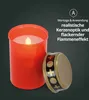 LED Grablicht rot gold flackernd Höhe 12 cm Trauerlicht Produktbild-Vorschau 6