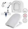 Toiletzitting - voor Roca Dama - Wit - 43 cm x 34 cm - Productafbeelding-voorbeeld 7