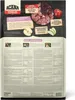 The back of a bag of ACANA Singles Grass-Fed Lamb dog food, showing ingredients and nutritional information. Voir les images du produit