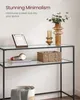 VASAGLE table console, table d'appoint avec 2 étagères, 100 Voir les images du produit 8