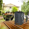 Relaxdays Anzündkamin Grill, mit Sicherheitsgriff & Produktbild-Vorschau 2