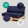 Paletové polštáře 120 x 80 Set pro paletový nábytek Euro Náhled obrázku produktu 3