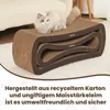 PetRhein Kratzbrett Katze XXL Set 86+75cm - Zwei-in-Eins Produktbild-Vorschau 5