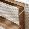 Waschtisch 120cm, Eiche mit beige, OLUO-56-BEIGE Produktbild-Vorschau 2