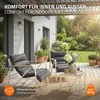 Set di mobili da giardino ML-Design, 3 pezzi, Anteprima dell’immagine prodotto 4