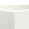 vidaXL Fioriera Bianca 62x30x29 cm Acciaio Anteprima dell’immagine prodotto 8