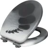 A toilet seat with a stone pattern. Produktbild-Vorschau