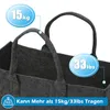 Jayseuw Sacs en feutre pour bois de chauffage 4 pièces 50 x Voir les images du produit 4