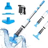 Poolsauger mit Teleskopstange,3 in 1 Pool Staubsauger Produktbild-Vorschau 1