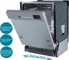 PKM teilintegrierter Geschirrspüler 60 cm Spülmaschine Aqua Produktbild-Vorschau 2