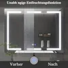 3 Türiger Smart Spiegelschrank mit LED-Beleuchtung, Produktbild-Vorschau 3