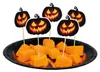 12 brochettes de cocktail Creepy Pumpkin Voir les images du produit 2