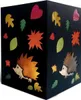 Laternen-Bastelset Blanko 300g/qm 14x20cm schwarz Produktbild-Vorschau 5