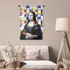 MuchoWow® Wandteppich Wandbehang Mona Lisa - Mondrian - Produktbild-Vorschau 5