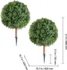 VEVOR Umelá topiary buxusová guľa so zemným hrotom, sada 2 Náhľad obrázku produktu 8