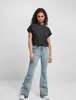 Urban Classics Ladies - Pigment Dye Short Top schwarz - L Produktbild-Vorschau 12