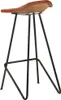 vidaXL Barhocker 4 Stk. Braun Echtleder -  Barhocker Produktbild-Vorschau 14