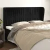 vidaXL Kopfteil mit Ohren Schwarz 203x23x118/128 cm Samt -  Produktbild-Vorschau 11