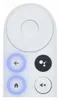 A close-up view of a white remote control with several buttons. Náhľad obrázku produktu