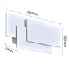 Applique murale LED d'intérieur design blanc Rectangles 12W Voir les images du produit 2