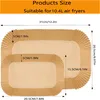 160pcs Airfryer Backpapier für Ninja Flex Drawer AF500EU, Produktbild-Vorschau 2